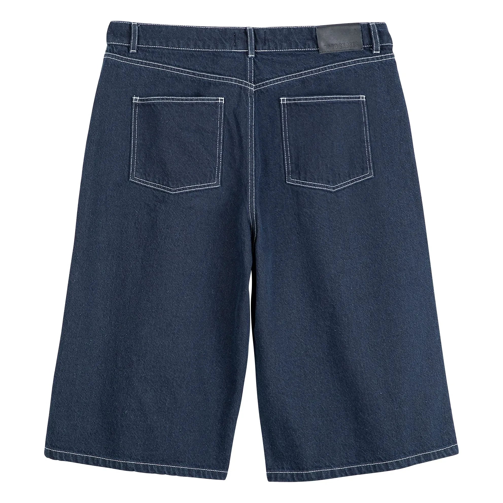 Bobo Choses - Denim Organik Pamuk Bermuda Şort | Mavi