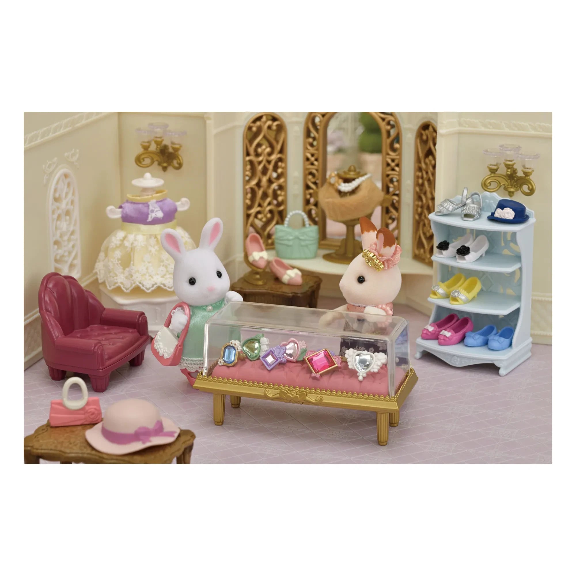 Sylvanian Families - Bib Sister Tavşan ve Moda Valiz