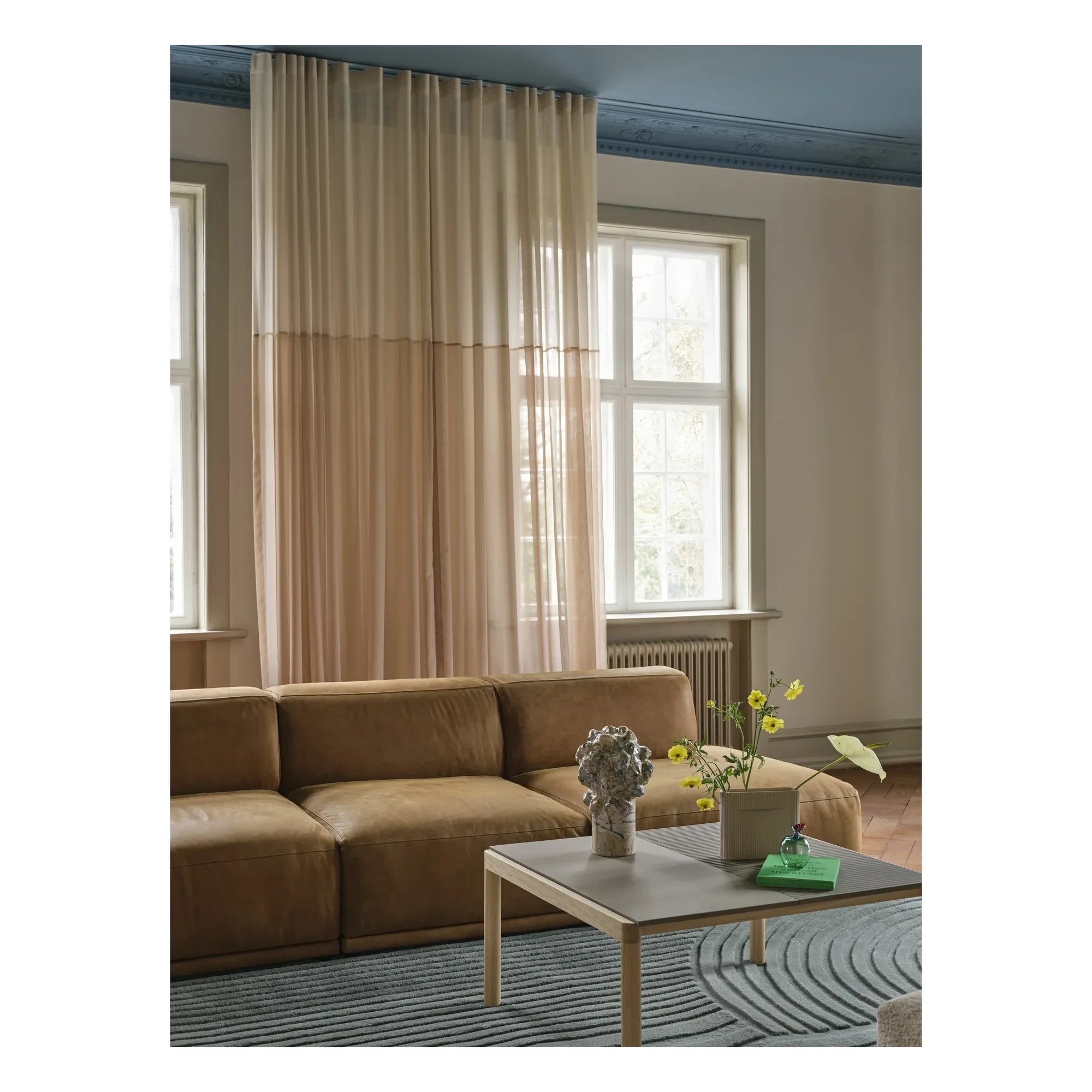Muuto - Relevo yün halı, Studiopepe | Taupe kahverengi