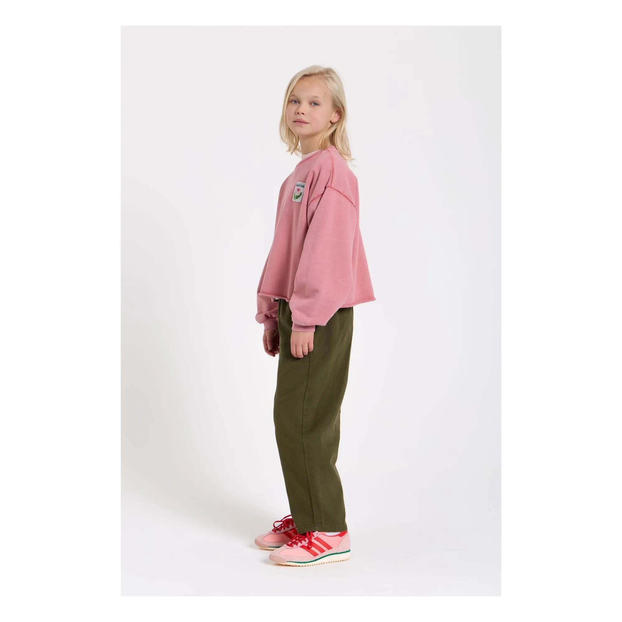 Hundred Pieces - Belmont organik pamuklu sweatshirt | Pembe