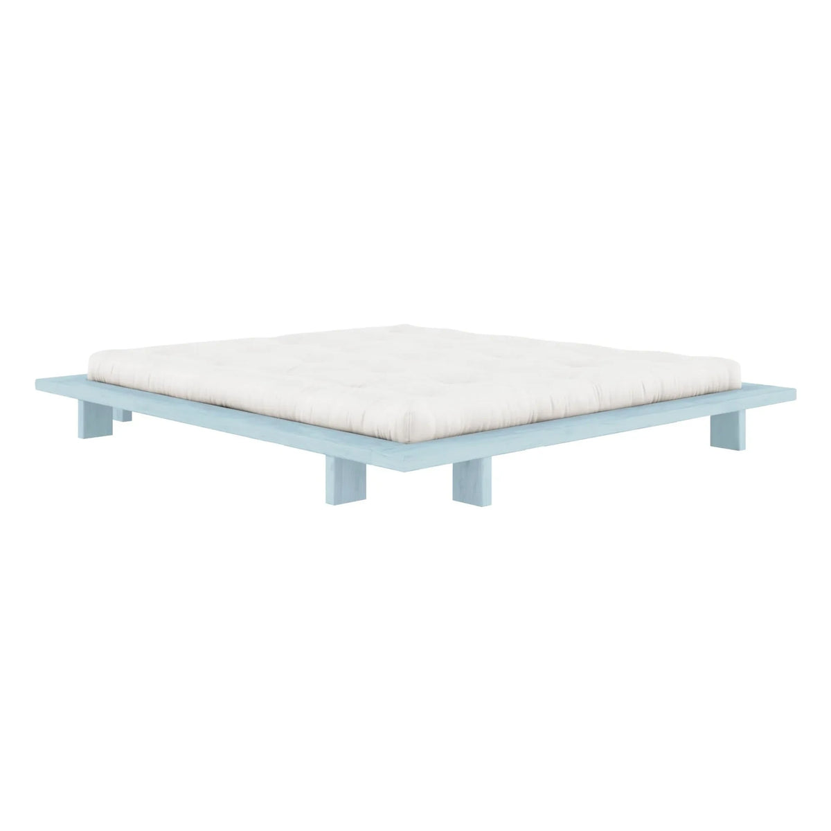 Karup Design - Japon ahşap yatak | Açık mavi