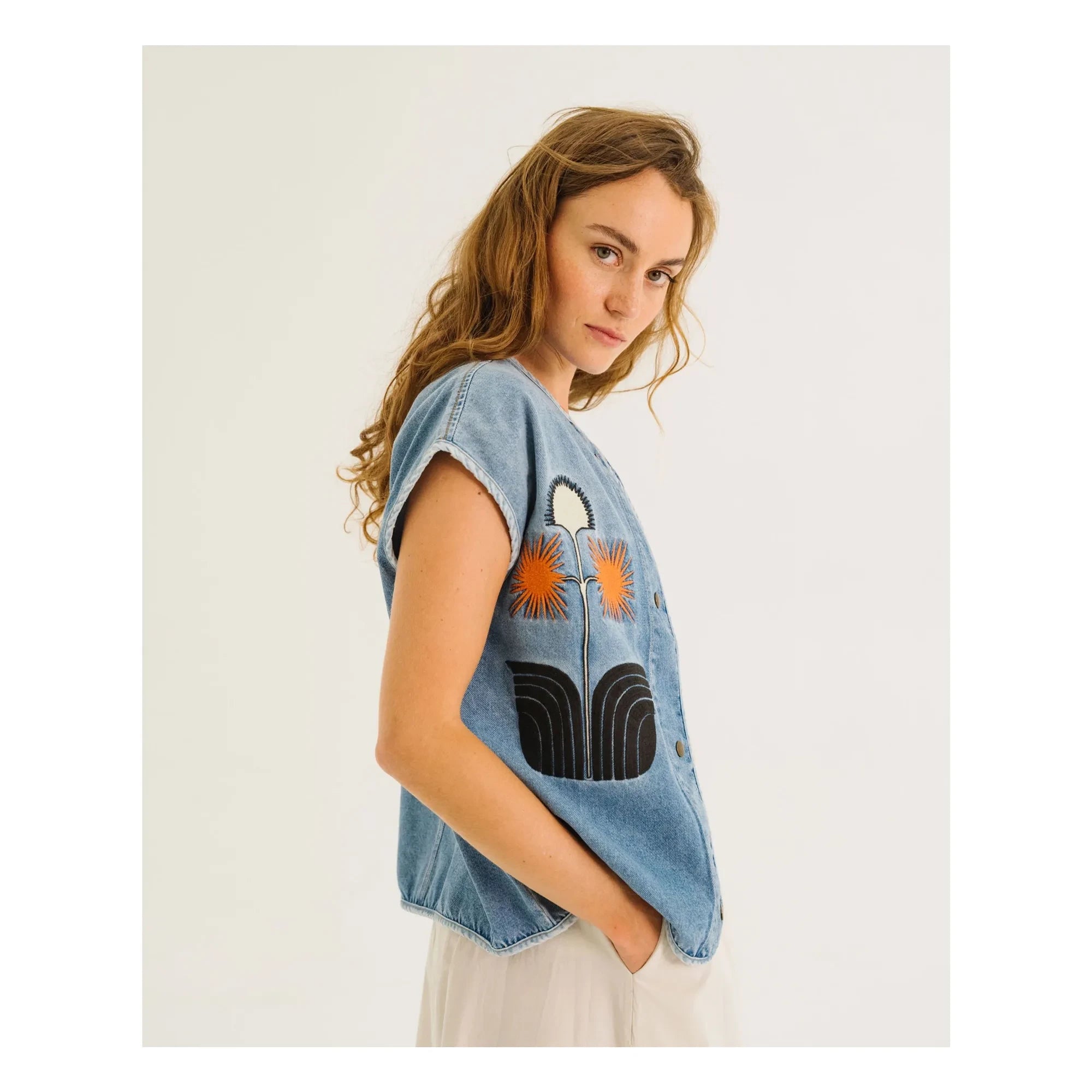 Tinsels - Edel Kolsuz Kot Ceket | Mavi