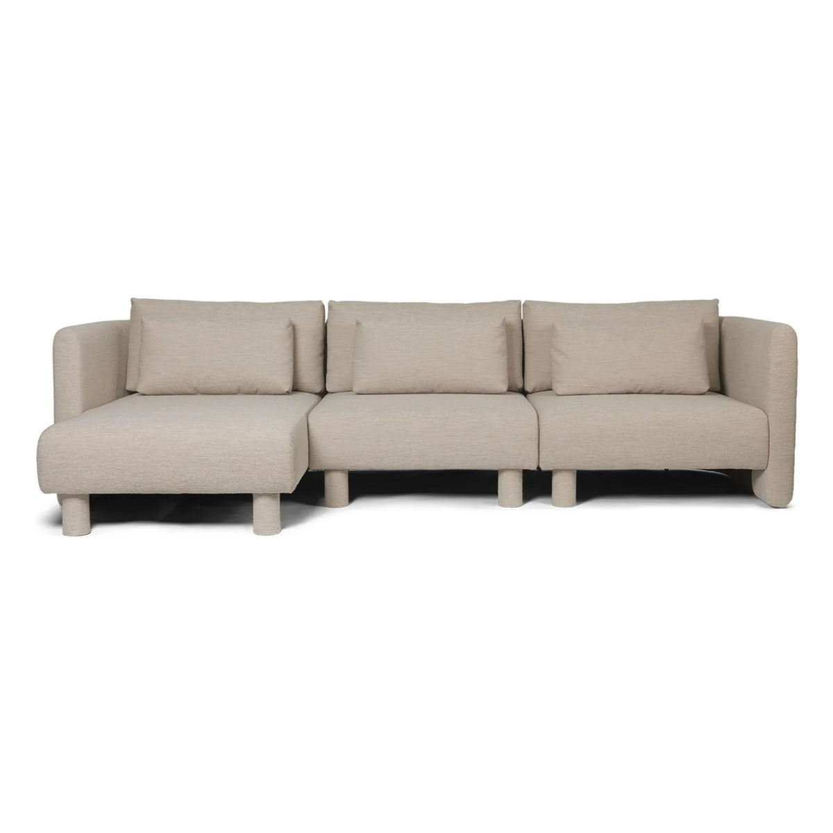 Ferm Living - Dase bouclé sağ modül kanepe | Bej