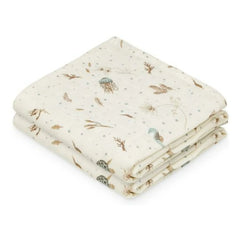 Cam Cam - Sea Garden Bebek Bezi - 2'li Set | Mavi