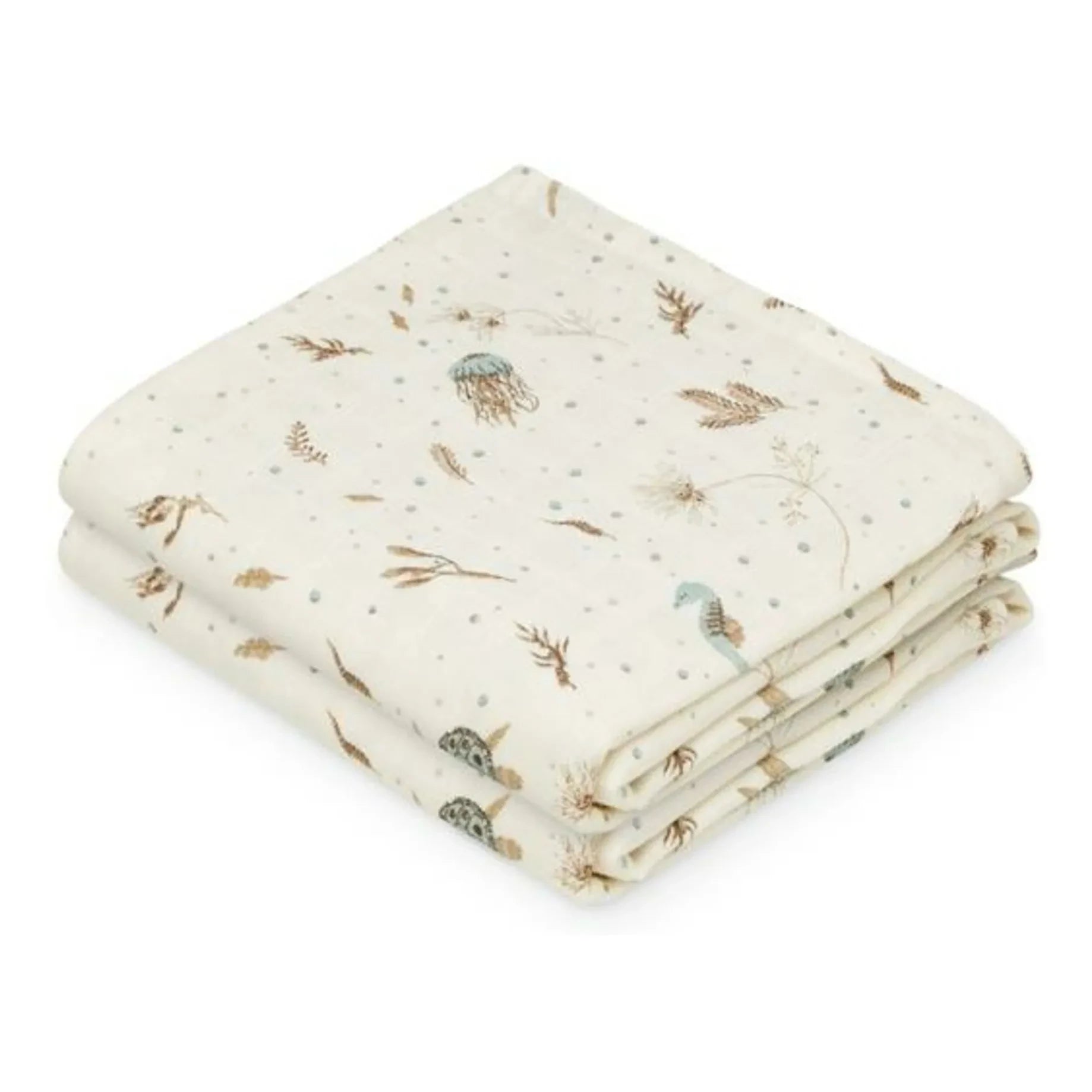 Cam Cam - Sea Garden Bebek Bezi - 2'li Set | Mavi