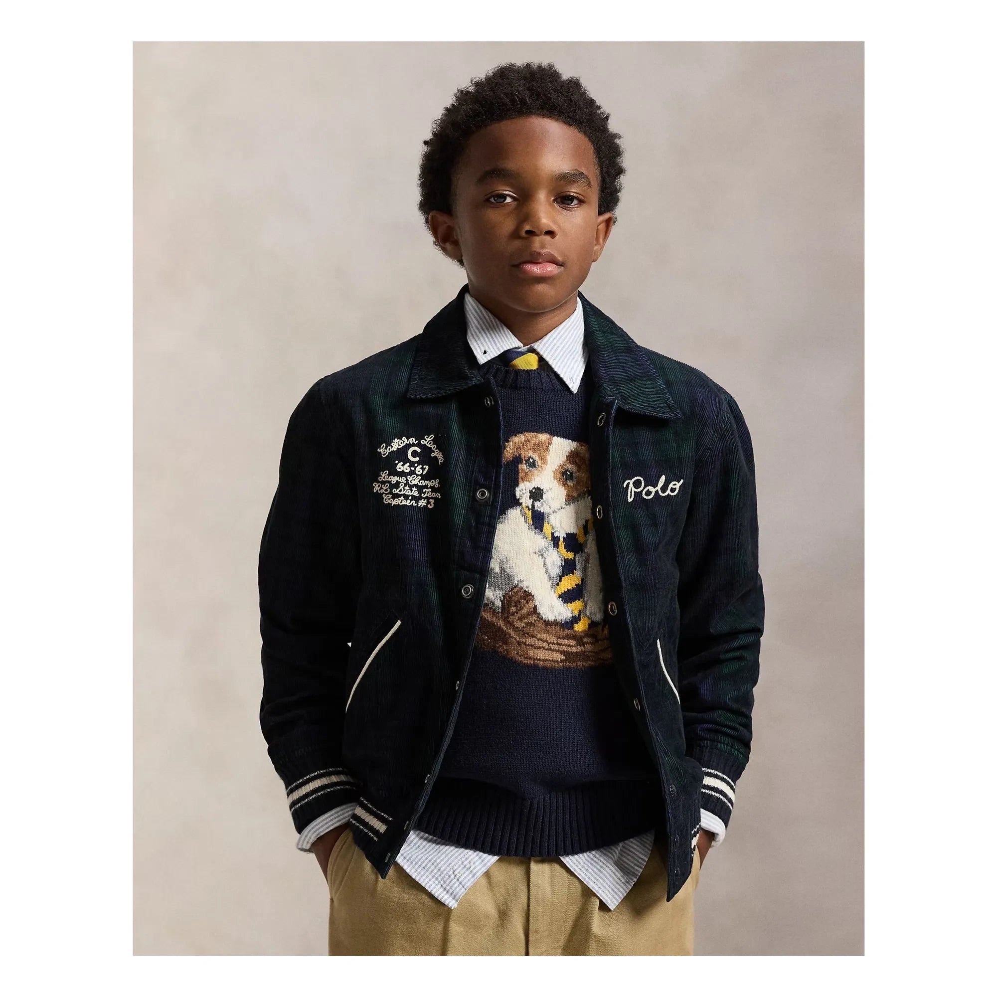 Ralph Lauren - Bomber Kareli | Lacivert