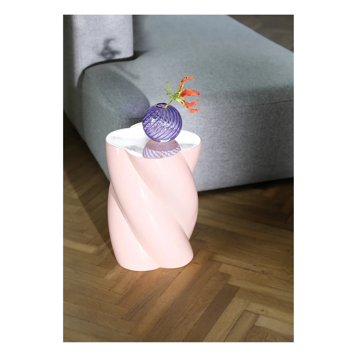 &Klevering - Marshmallow Yan Sehpa | Pembe