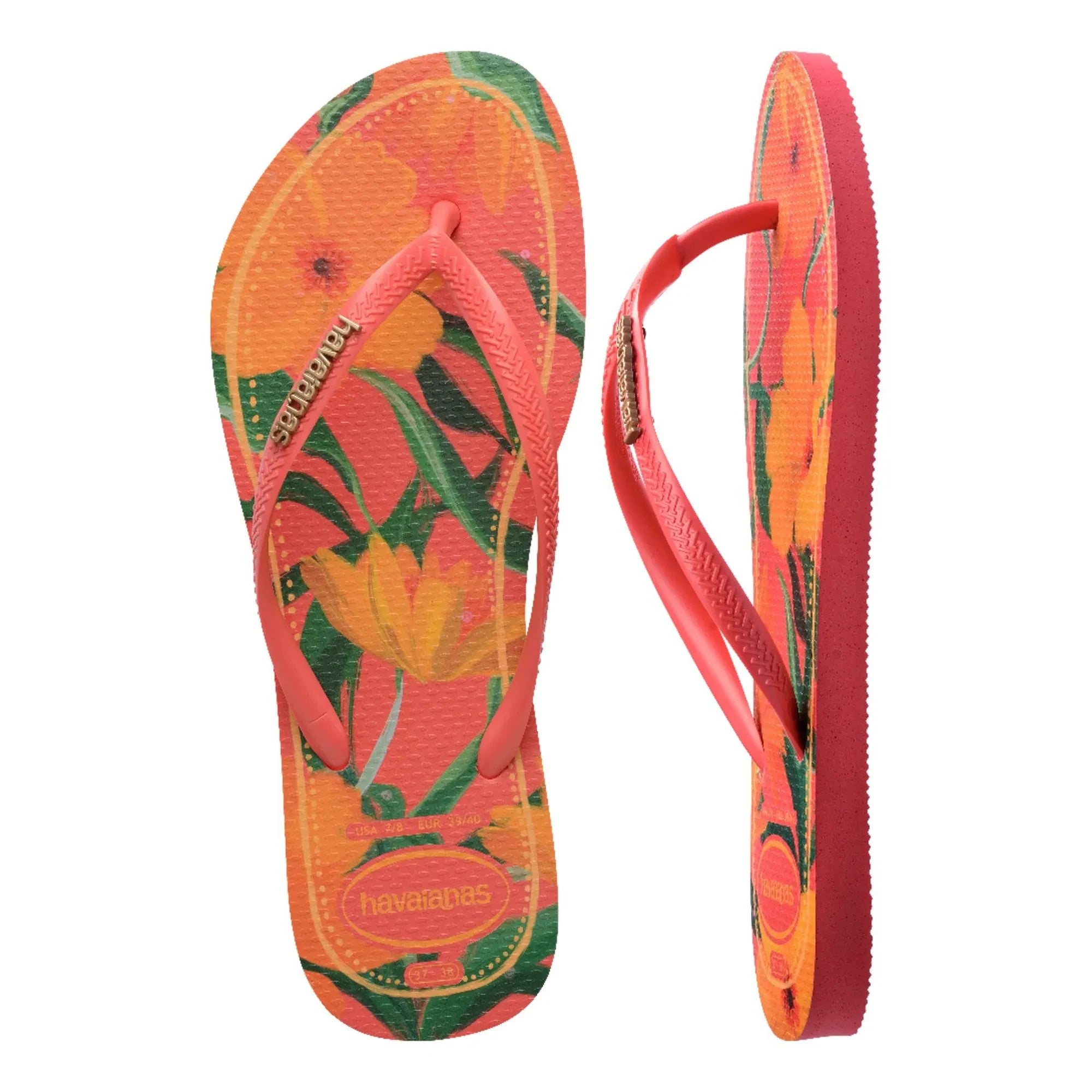 Havaianas - Slim Tropik Parmak Arası Terlikler | Mercan