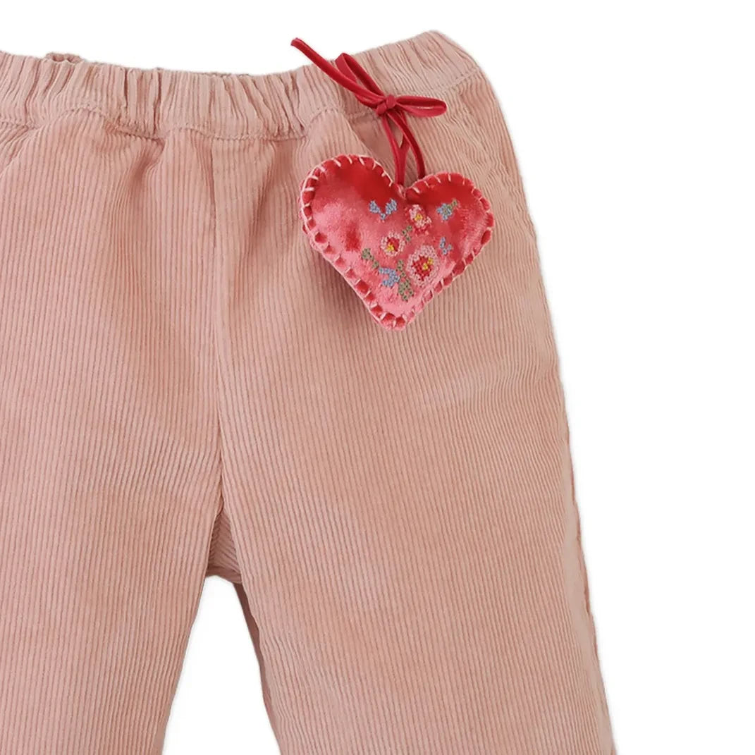 Gingersnaps - Bessie Fitilli İspanyol Paça Pantolon | Pembe