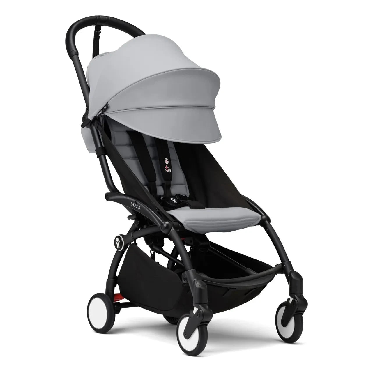 Stokke® - YOYO³ tam bebek arabası 0+ ve 6+ Siyah çerçeve | Taş