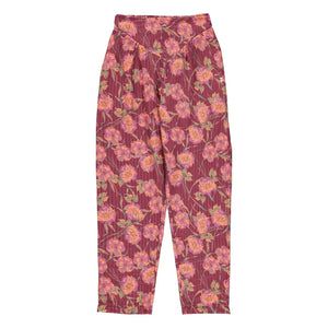 Sisters Department - Çiçek Desenli Pantolon | Bordo