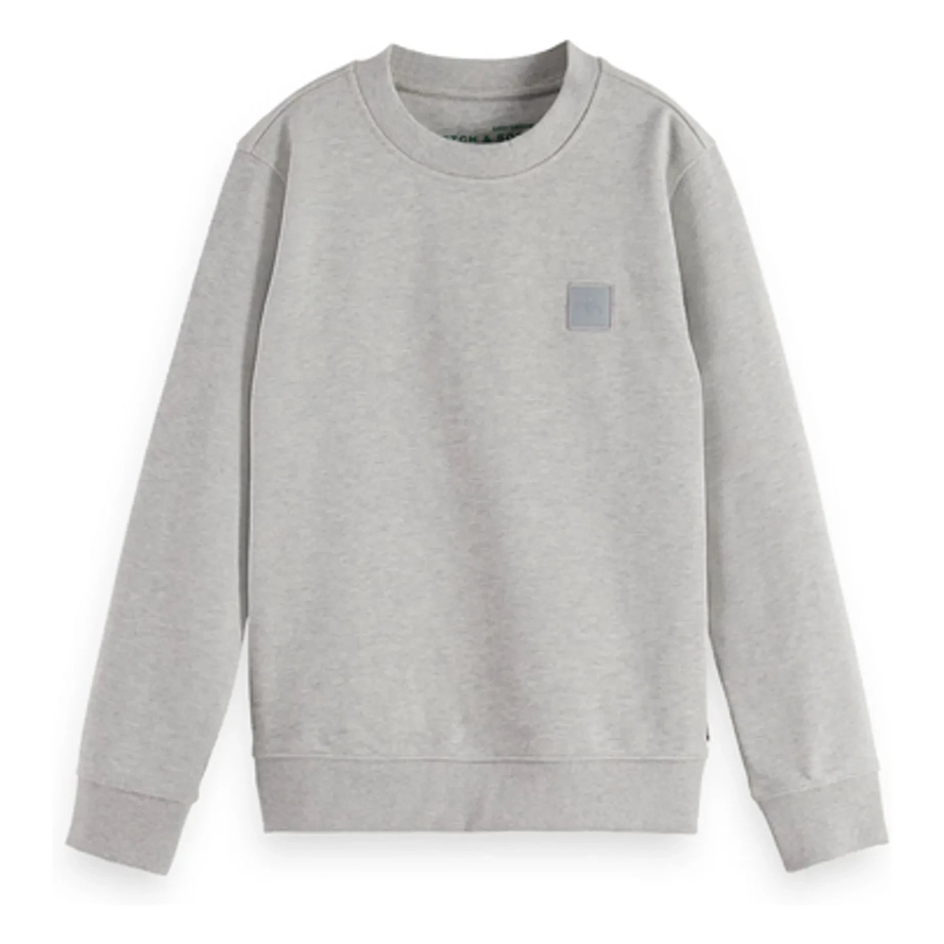 Scotch & Soda - Logo Yamalı Sweatshirt | Gri melanj