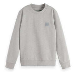 Scotch & Soda - Logo Yamalı Sweatshirt | Gri melanj