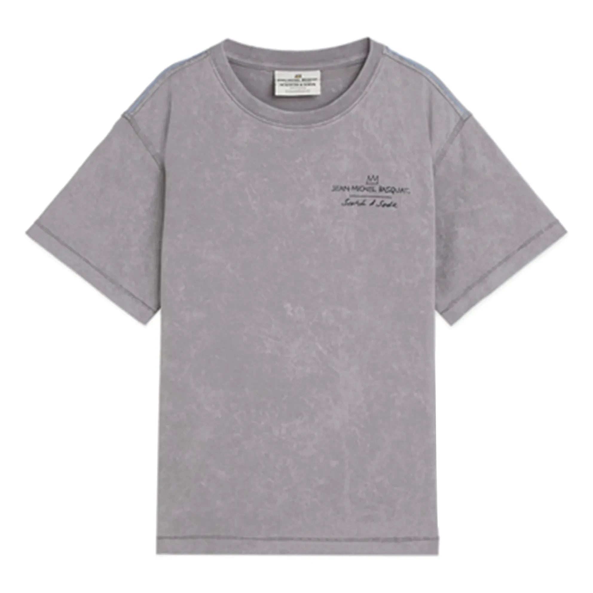 Scotch & Soda - Basquiat Sanat Eseri Tişört | Gri