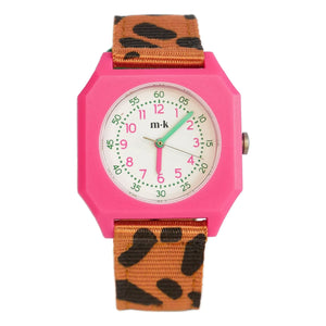Mini Kyomo - Leopard Watch - Mini Kyomo x Taxi Brousse | Kahverengi