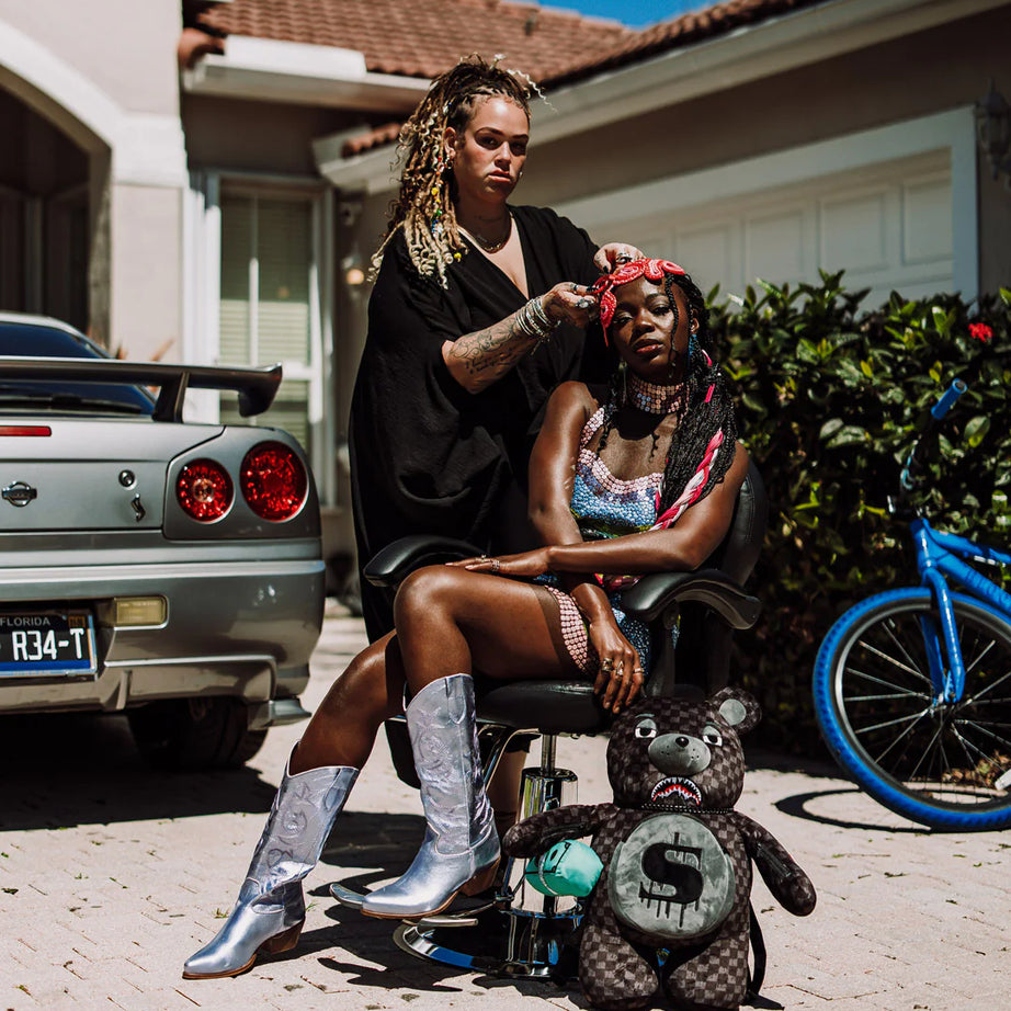 Sprayground - حقيبة ظهر تيدي دب القرش Para