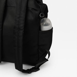 Finnson Elise Eco Changing Backpack & Changing Mat - Black-Changing Bags-Black- | Natural Baby Shower