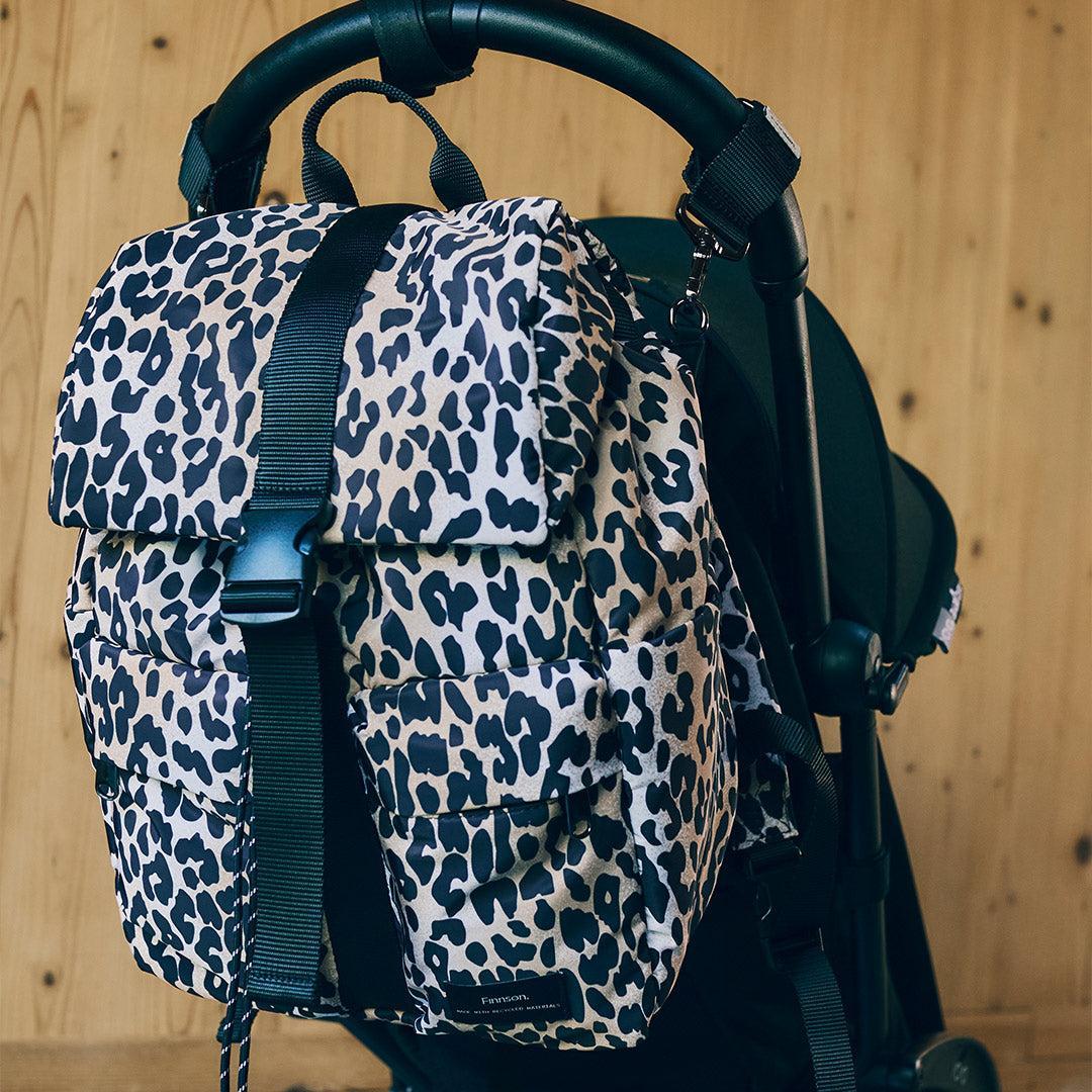 Finnson Elise Eco Changing Backpack & Changing Mat - Leopard-Changing Bags-Leopard- | Natural Baby Shower
