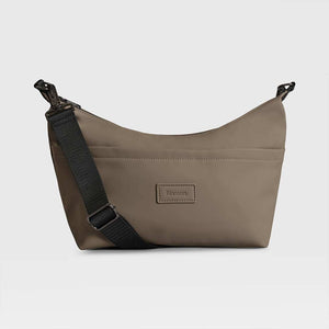 Finnson Fia Eco Oversized Sling Stroller Organiser with Clips - Mocha-Stroller Organisers-Mocha- | Natural Baby Shower