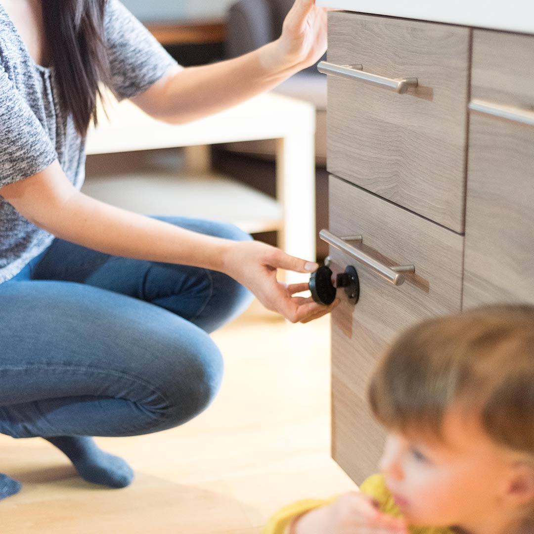 Fred Adhesive Multi-Purpose Block - Black/Grey V3-Home Safety-Black/Grey V3- | Natural Baby Shower