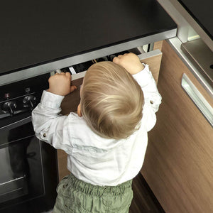 Fred Adhesive Top Drawer Catches - Pure White V2 - 2 Pack-Home Safety-Pure White V2- | Natural Baby Shower