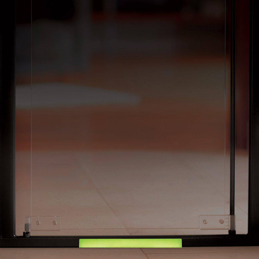 Fred Pressure Fit Stairgate - Clear Acrylic Panel/Dark Grey Fittings-Stair Gates- | Natural Baby Shower