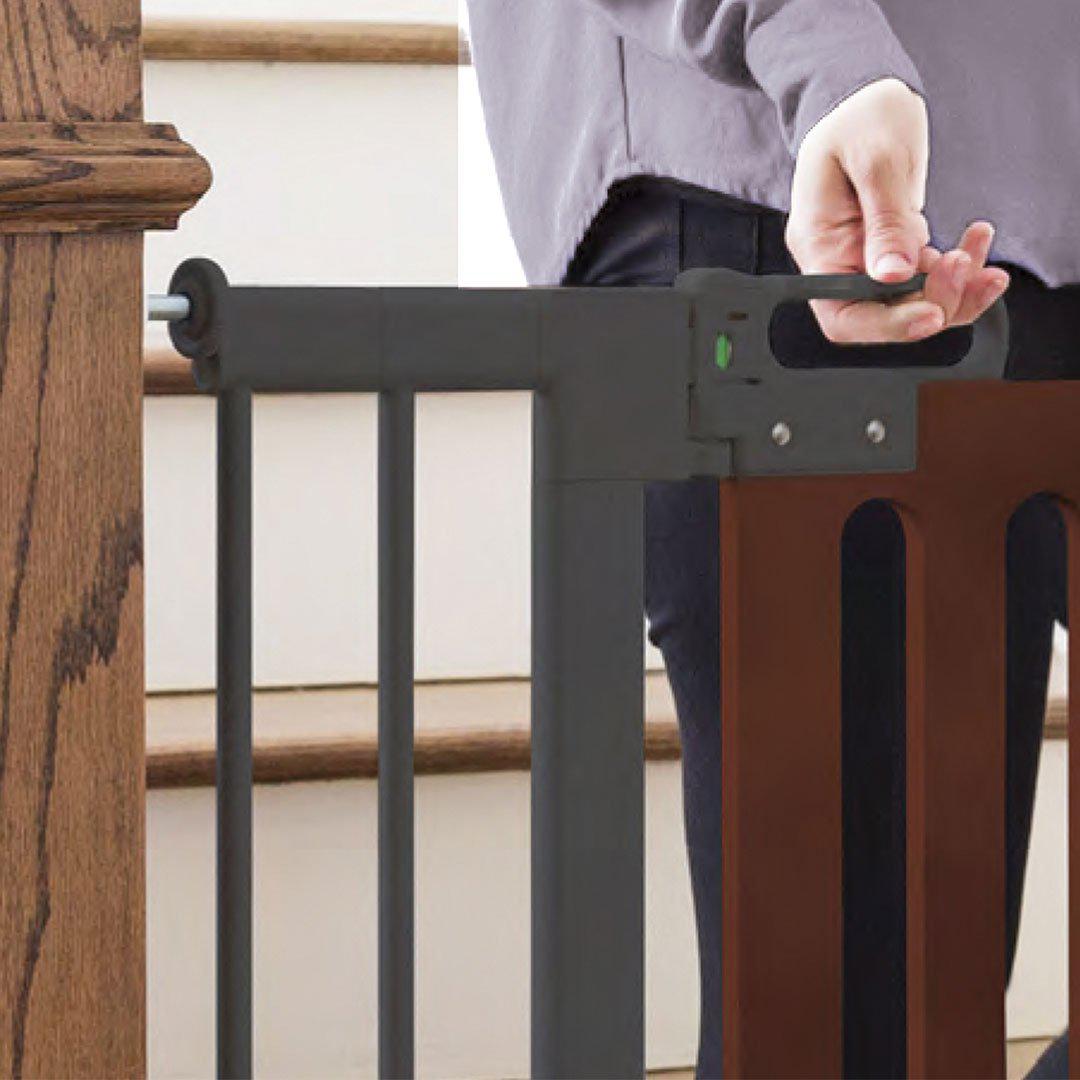 Fred Pressure Gate Extension Kit - Dark Grey - 2 Pack-Stair Gates-Dark Grey- | Natural Baby Shower