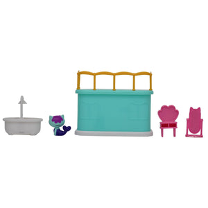 Gabbys Dollhouse - Mercat ile Banyo Macerası Oyuncak Seti
