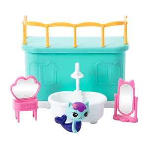 Gabbys Dollhouse - Mercat ile Banyo Macerası Oyuncak Seti