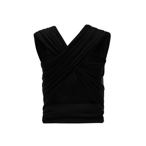 Gaia Baby Gaia Stretchy Baby Wrap Carrier - Organic Cotton - Ebony-Baby Carriers-Ebony-One Size | Natural Baby Shower