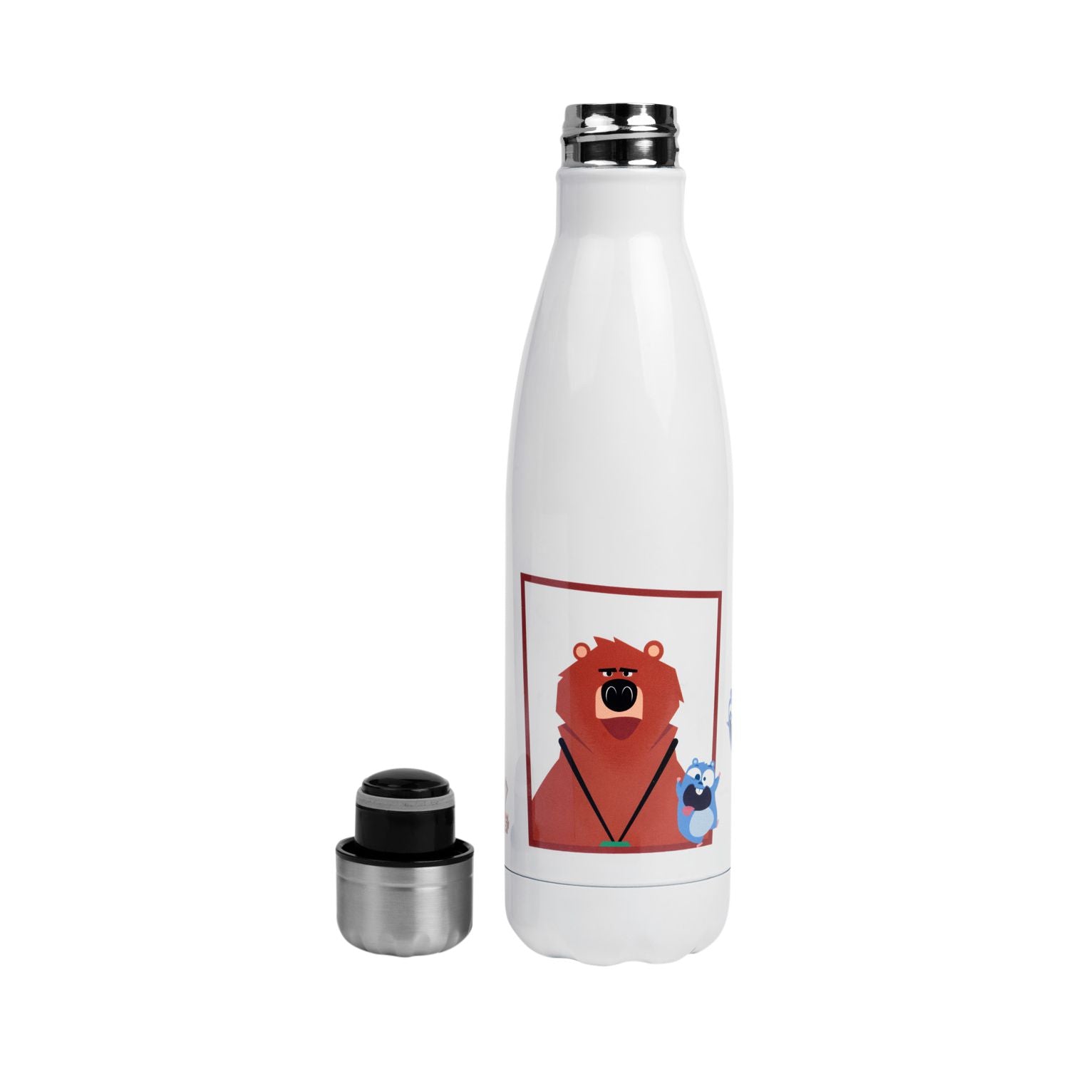Grizzy ve Lemmingler - 500ML Çelik Su Matarası