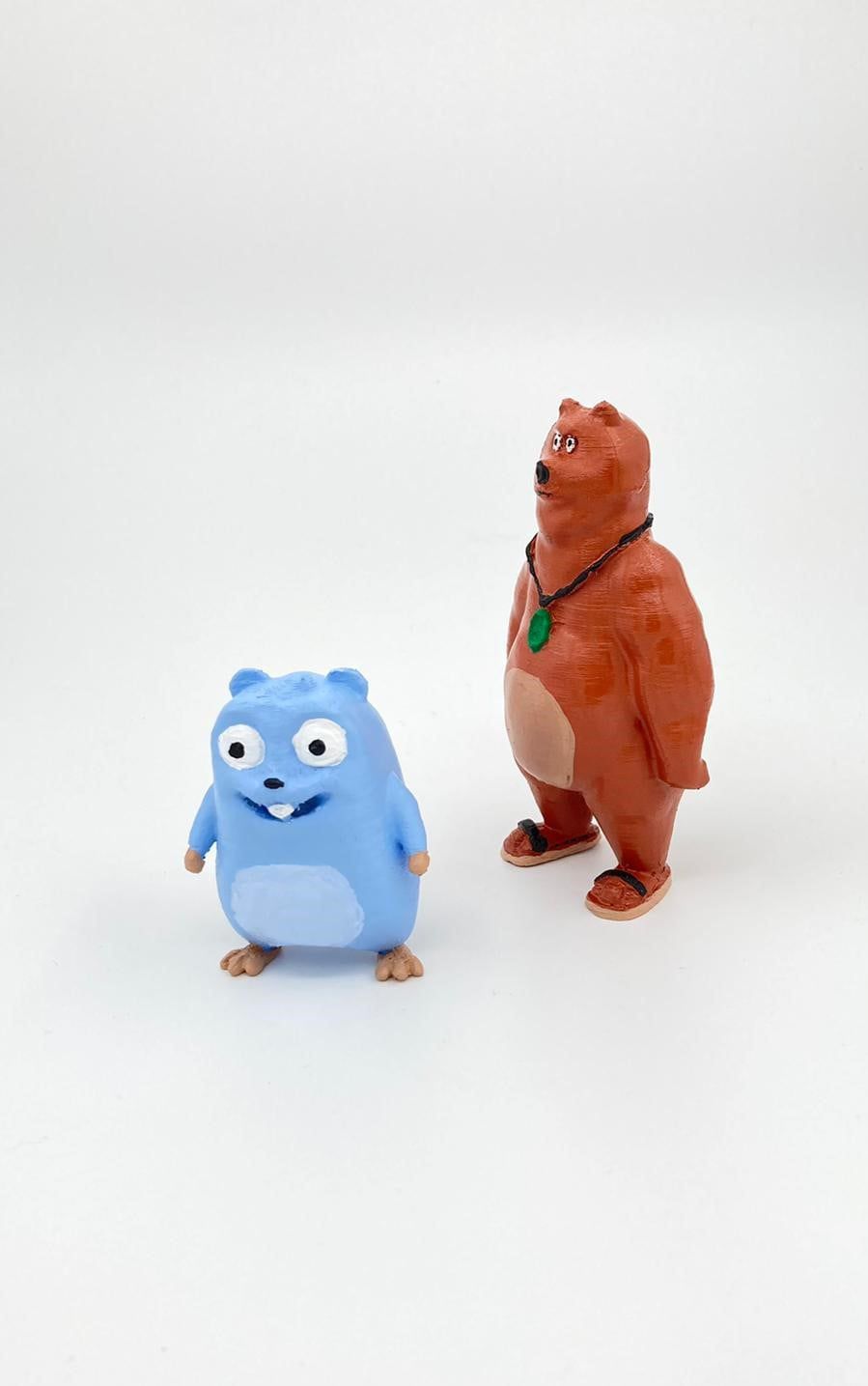 Grizzy ve Lemmingler Figür Oyuncakları - Lemming (Mavi)