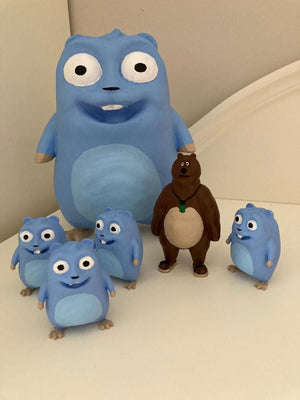 Grizzy ve Lemmingler Figür Oyuncakları - Tüm Seti İstiyorum