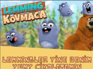 Grizzy ve Lemmingler - Hikayeli Boyama Kitabı