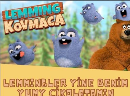 Grizzy ve Lemmingler - Hikayeli Boyama Kitabı