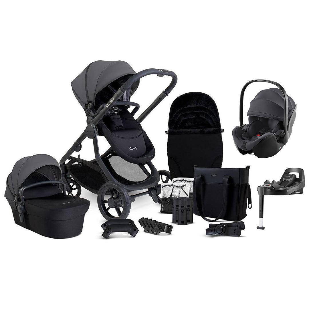 iCandy Orange 4 Travel System with Baby-Safe Pro-Travel Systems-Fossil- | Natural Baby Shower