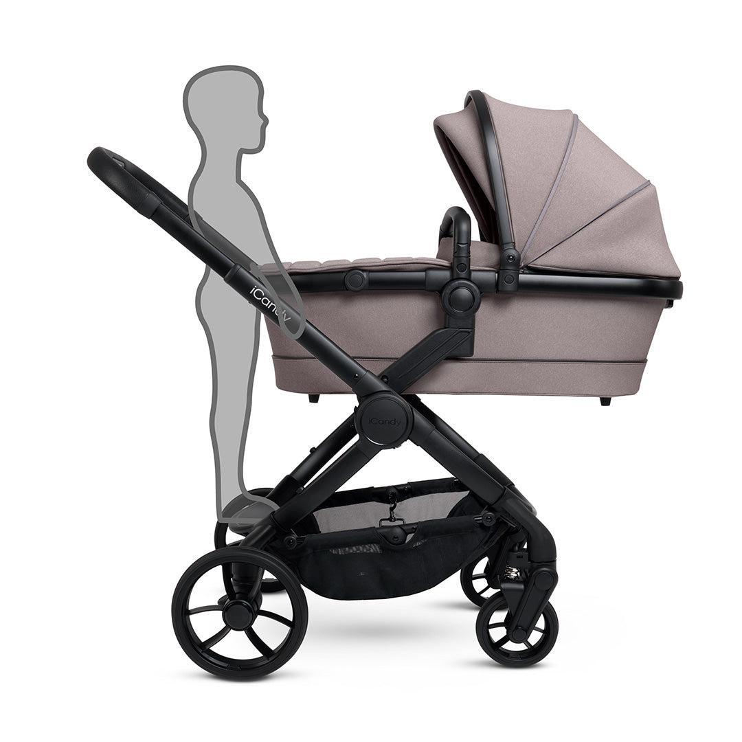iCandy Peach 7 Pushchair & Carrycot - Porcini-Strollers-Porcini-One size | Natural Baby Shower
