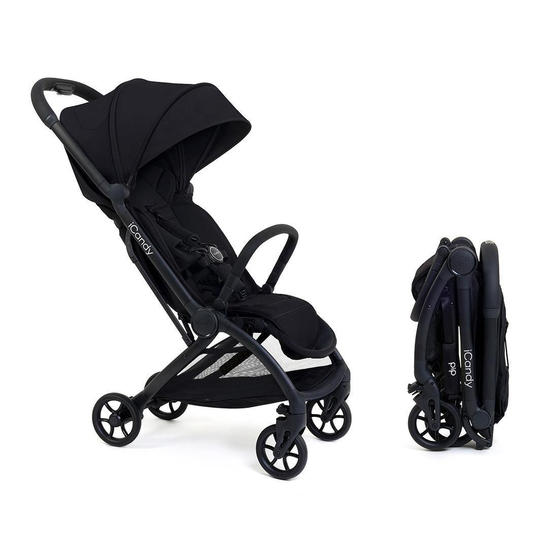 iCandy PIP Compact Pushchair - Black-Strollers-Black- | Natural Baby Shower