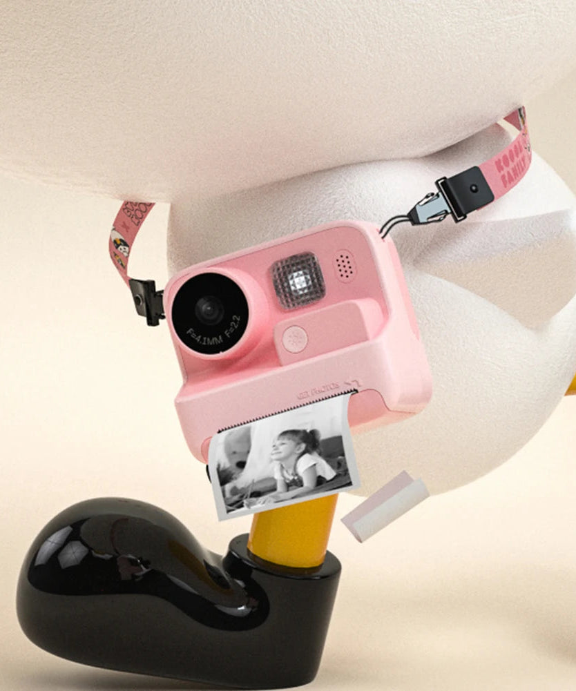 iPixi – كاميرا فيديو وصور رقمية مع طباعة فورية برتقالية