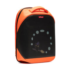 iPixi – LED Ekranlı Orta Boy Turuncu Sırt Çantası