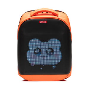 iPixi – LED Ekranlı Orta Boy Turuncu Sırt Çantası