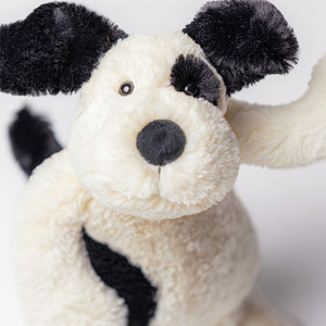JellyCat - Bashful Black & Cream Puppy Köpek Pelüş Oyuncağı 31 cm