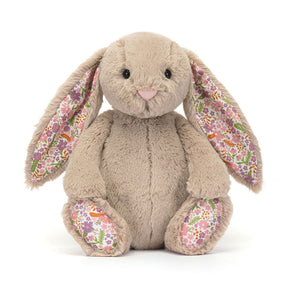 JellyCat - Çiçek Bej Tavşan 'Petal' Tavşan Peluş Oyuncak 31 cm