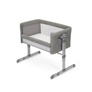 Joie Roomie Glide Side Sleeping Crib - Foggy Grey-Bedside Cribs-Foggy Grey-No Accessories | Natural Baby Shower