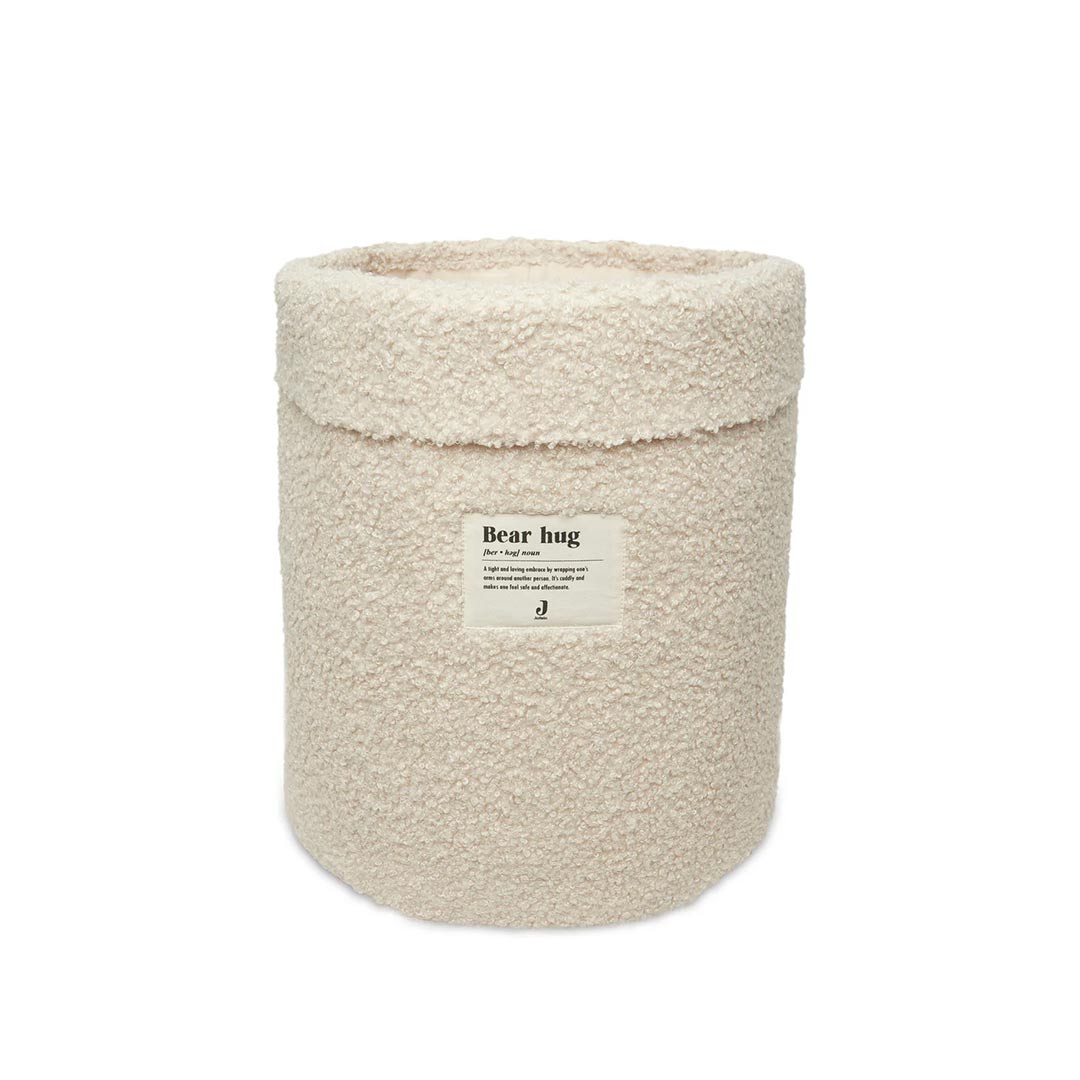 Jollein Storage Basket - Boucle Biscuit-Storage Baskets-Boucle Biscuit-29x33 cm | Natural Baby Shower