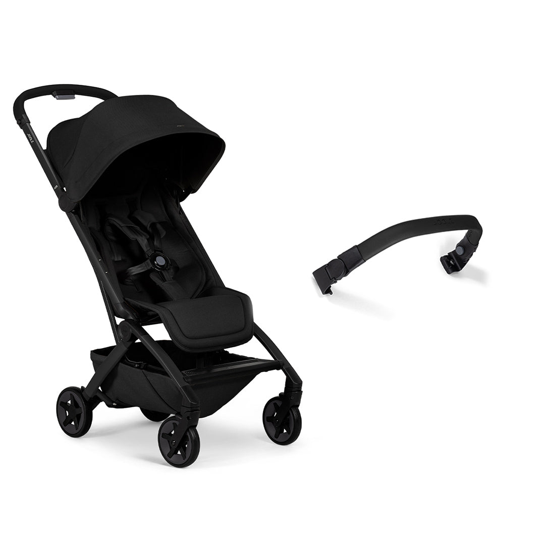 Joolz Aer2 Compact Stroller - Space Black-Strollers-Space Black-With Bumper Bar | Natural Baby Shower