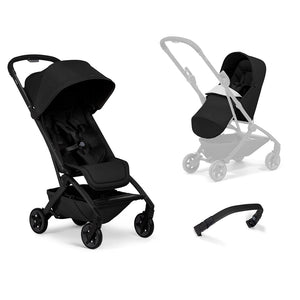 Joolz Aer2 Compact Stroller - Space Black-Strollers-Space Black-With Bumper Bar | Natural Baby Shower
