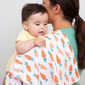 Kite Muslins - Happy Carrot-Muslin Squares-Happy Carrot-One Size | Natural Baby Shower