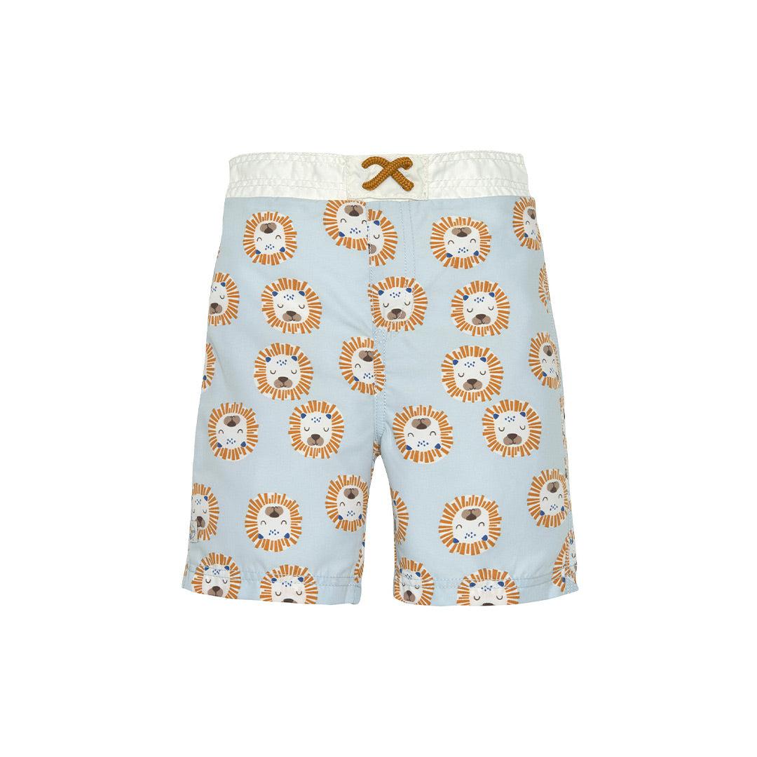 Lassig Board Shorts - Powder Blue - Lion-Board Shorts-Powder Blue-7-12m | Natural Baby Shower