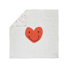 Lassig Heavenly Soft Blanket - Happy Rascals Heart-Blankets-Happy Rascals Heart- | Natural Baby Shower